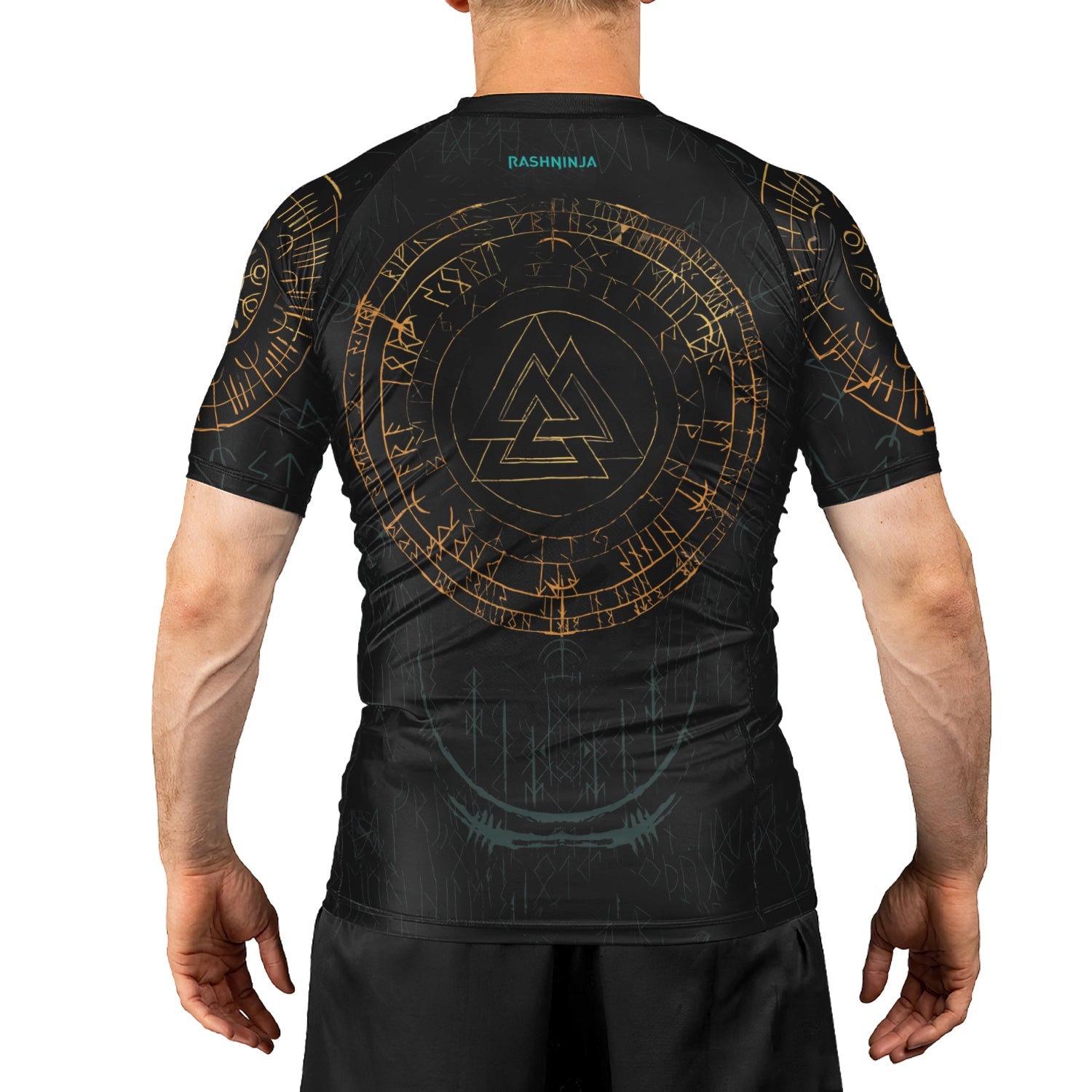 Rashninja Odin’s Wings Men's Short Sleeve Rash Guard