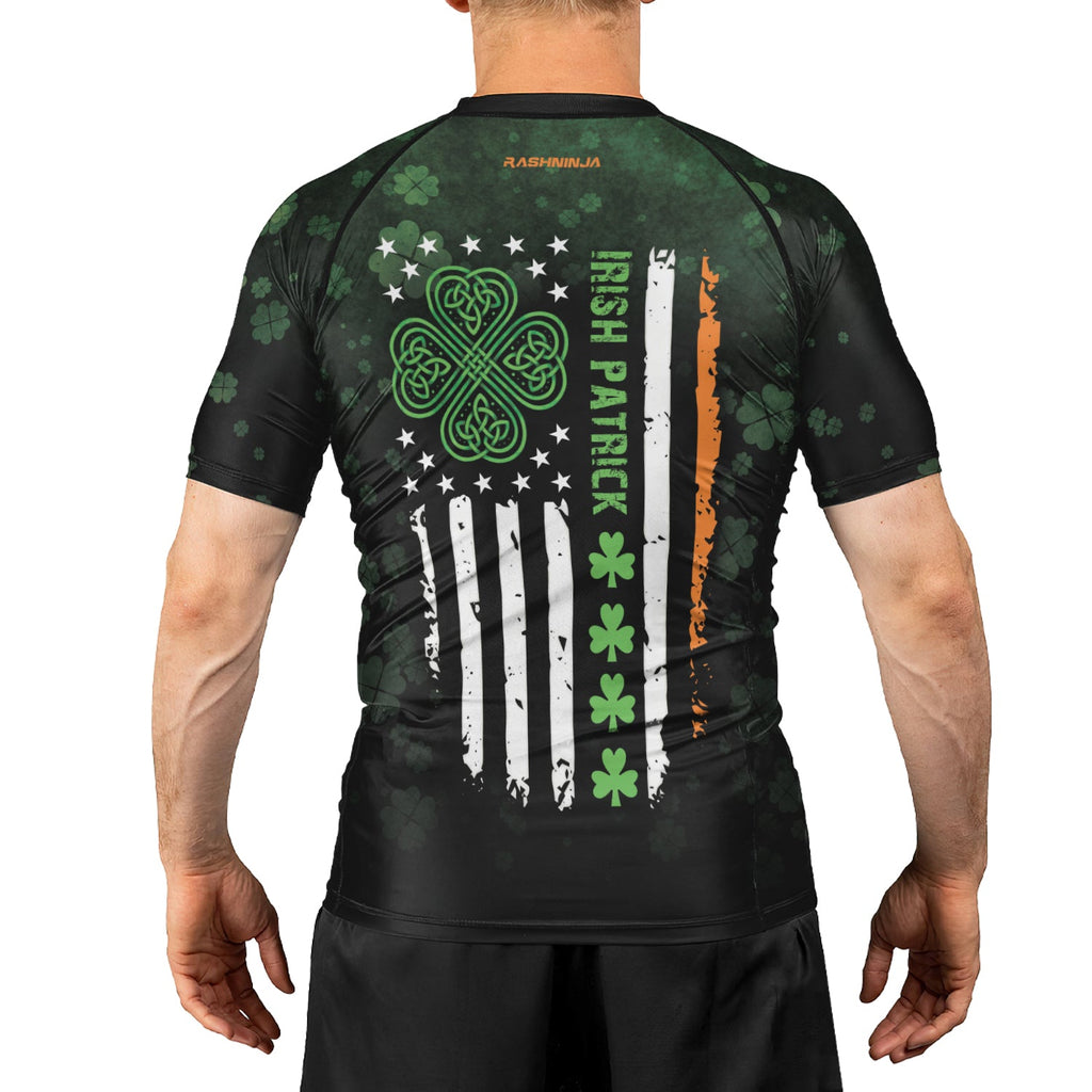 Rashninja Irish Patrick Men's Short Sleeve Rash Guard