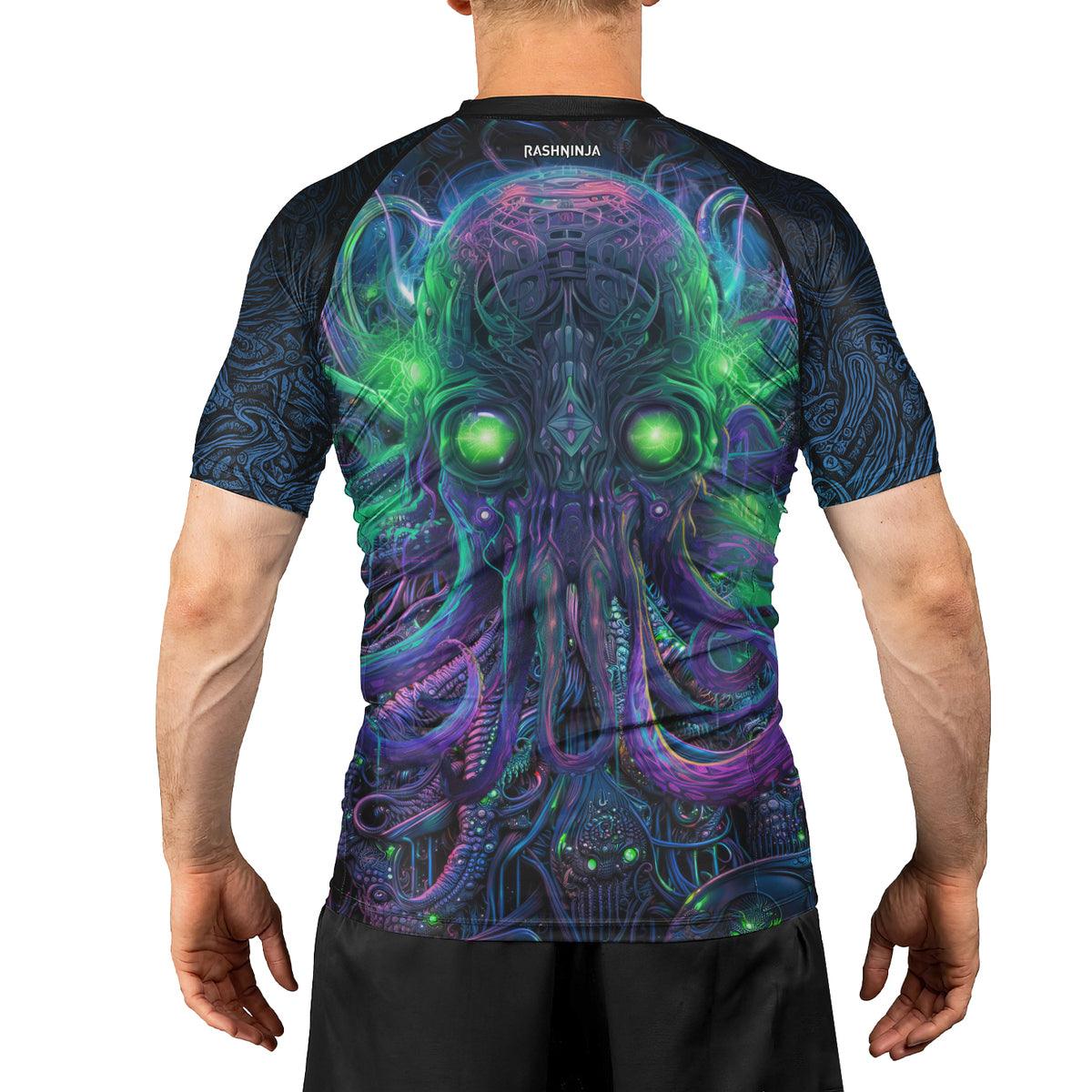 Rashninja Cthulhu Mythos Men's Short Sleeve Rash Guard