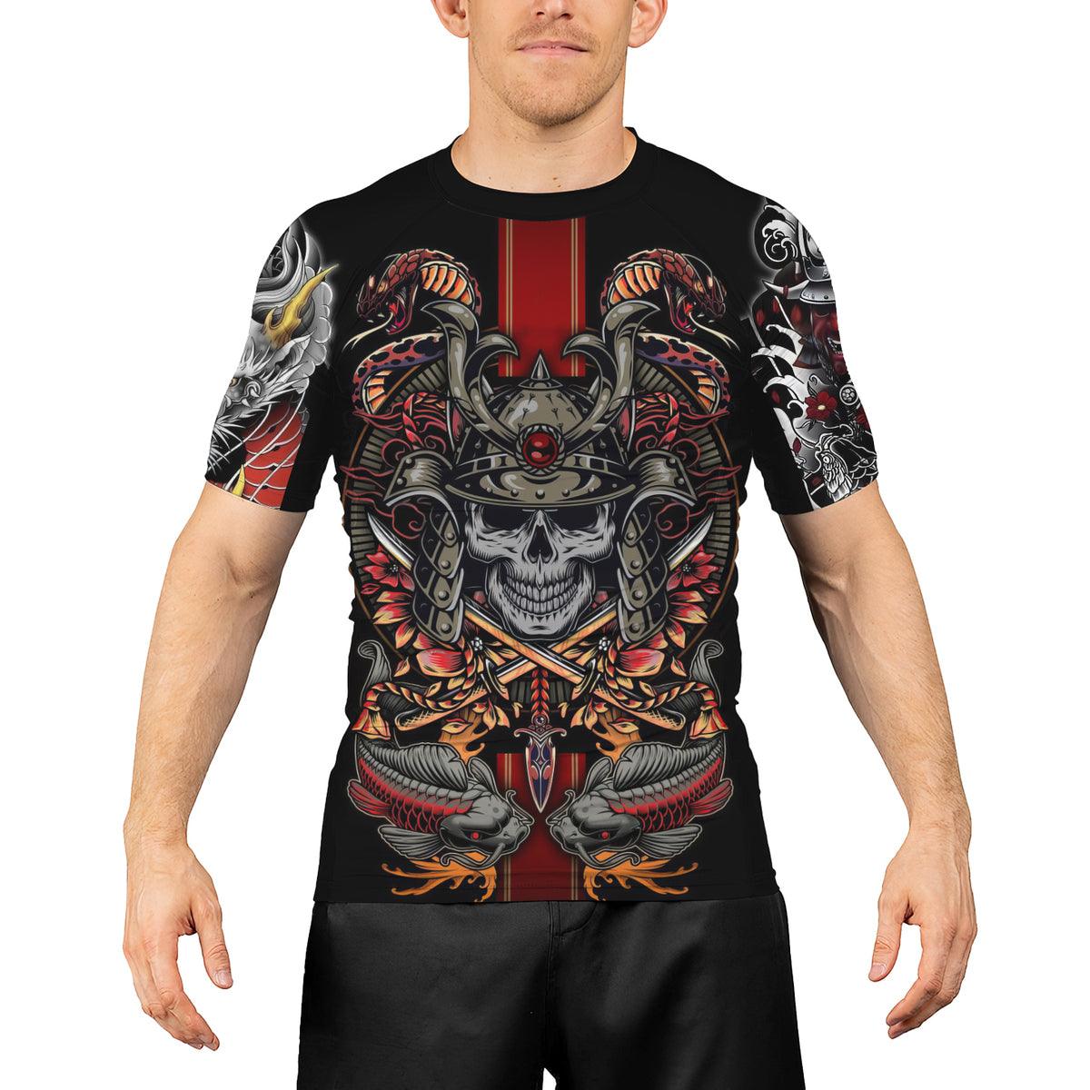 Rashninja Samurai Oni Men's Short Sleeve Rash Guard
