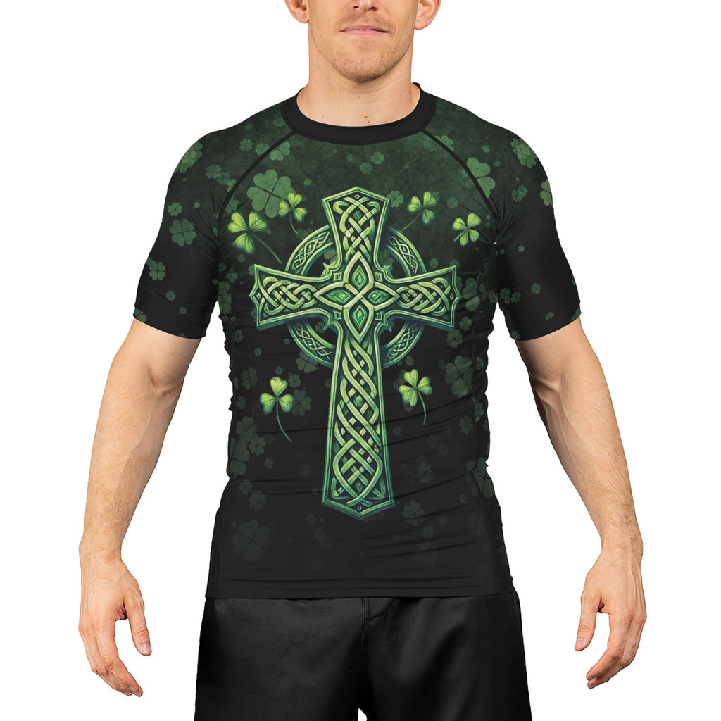 Rashninja Irish Patrick Men's Short Sleeve Rash Guard