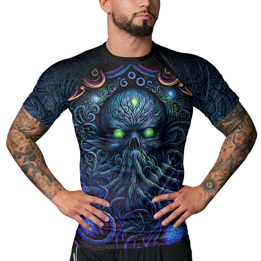 Rashninja Cthulhu Mythos Men's Short Sleeve Rash Guard