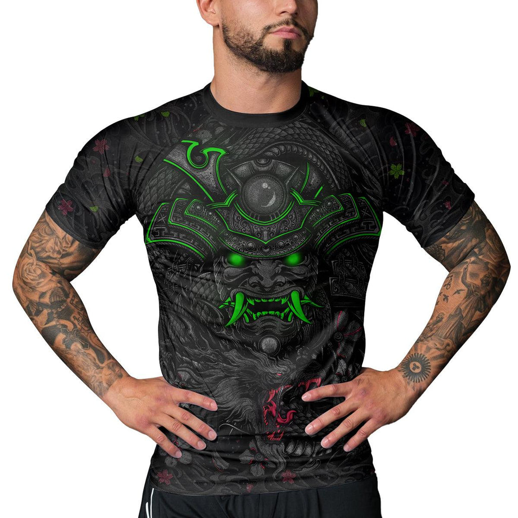 Rashninja Samurai Oni Fusion Men's Short Sleeve Rash Guard