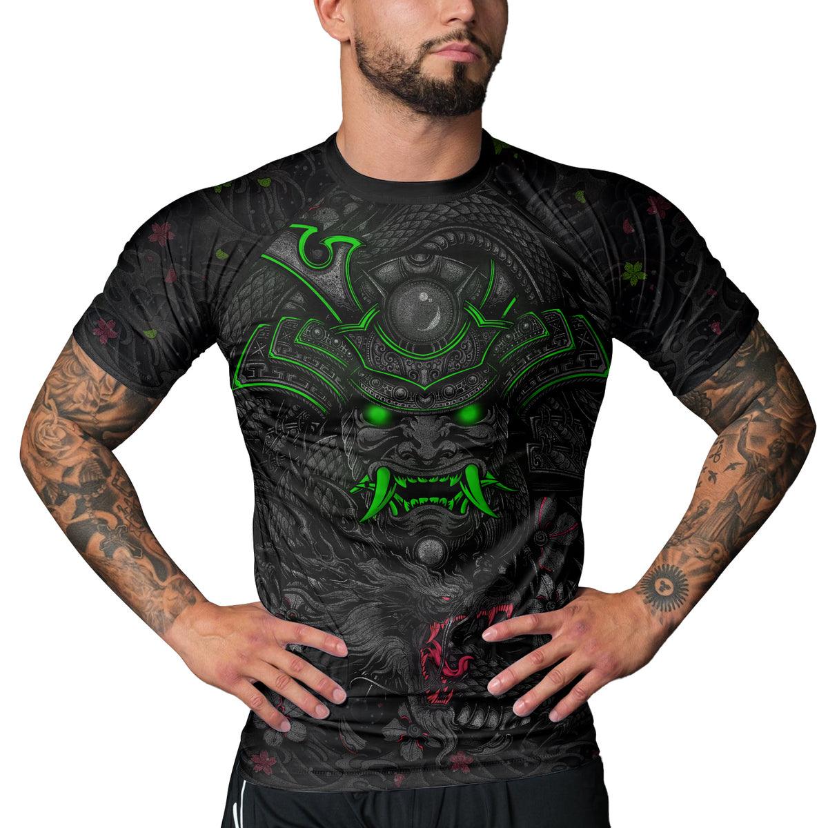 Rashninja Samurai Oni Fusion Men's Short Sleeve Rash Guard