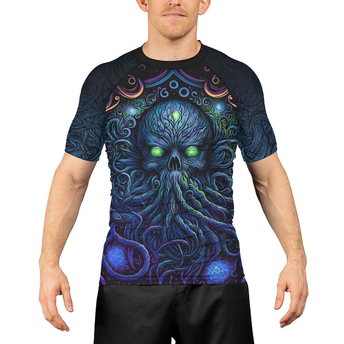 Rashninja Cthulhu Mythos Men's Short Sleeve Rash Guard