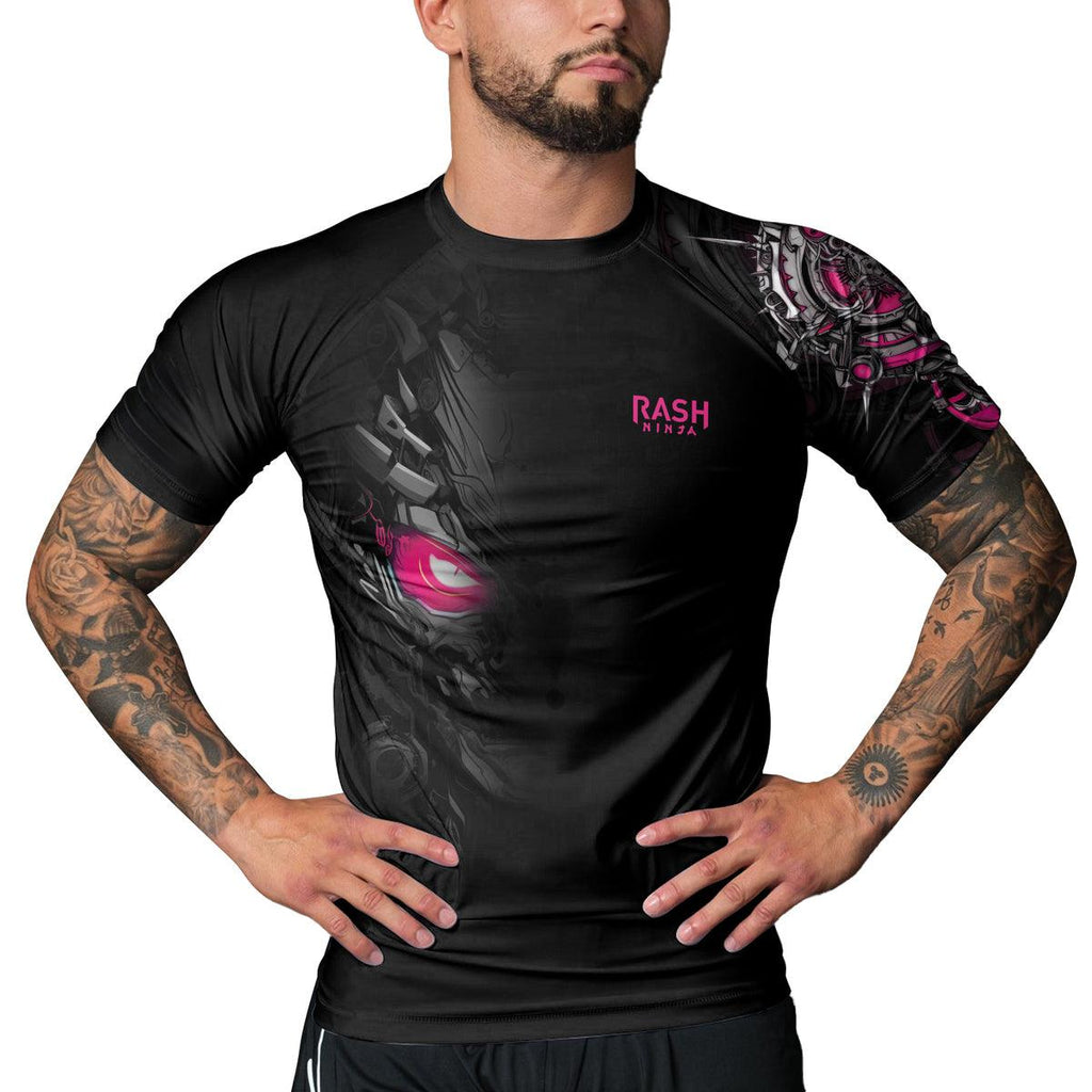 Rashninja Cyber Oni Men's Short Sleeve Rash Guard