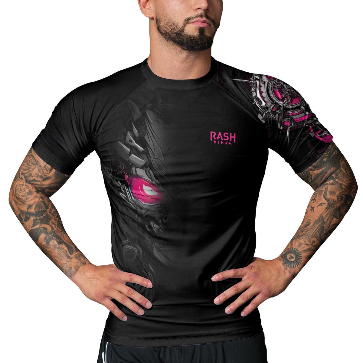 Rashninja Cyber Oni Men's Short Sleeve Rash Guard