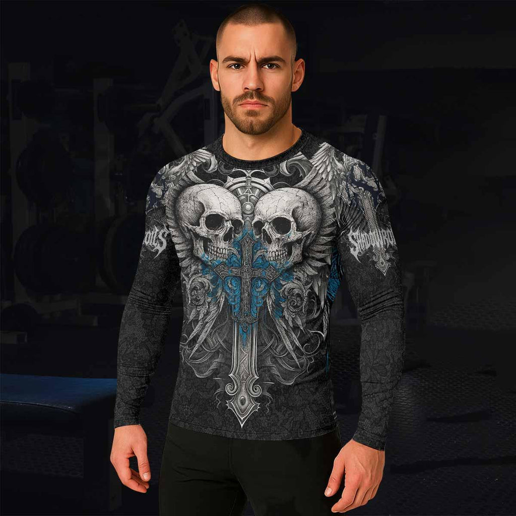 Twin Skulls Covenant Rash Guard