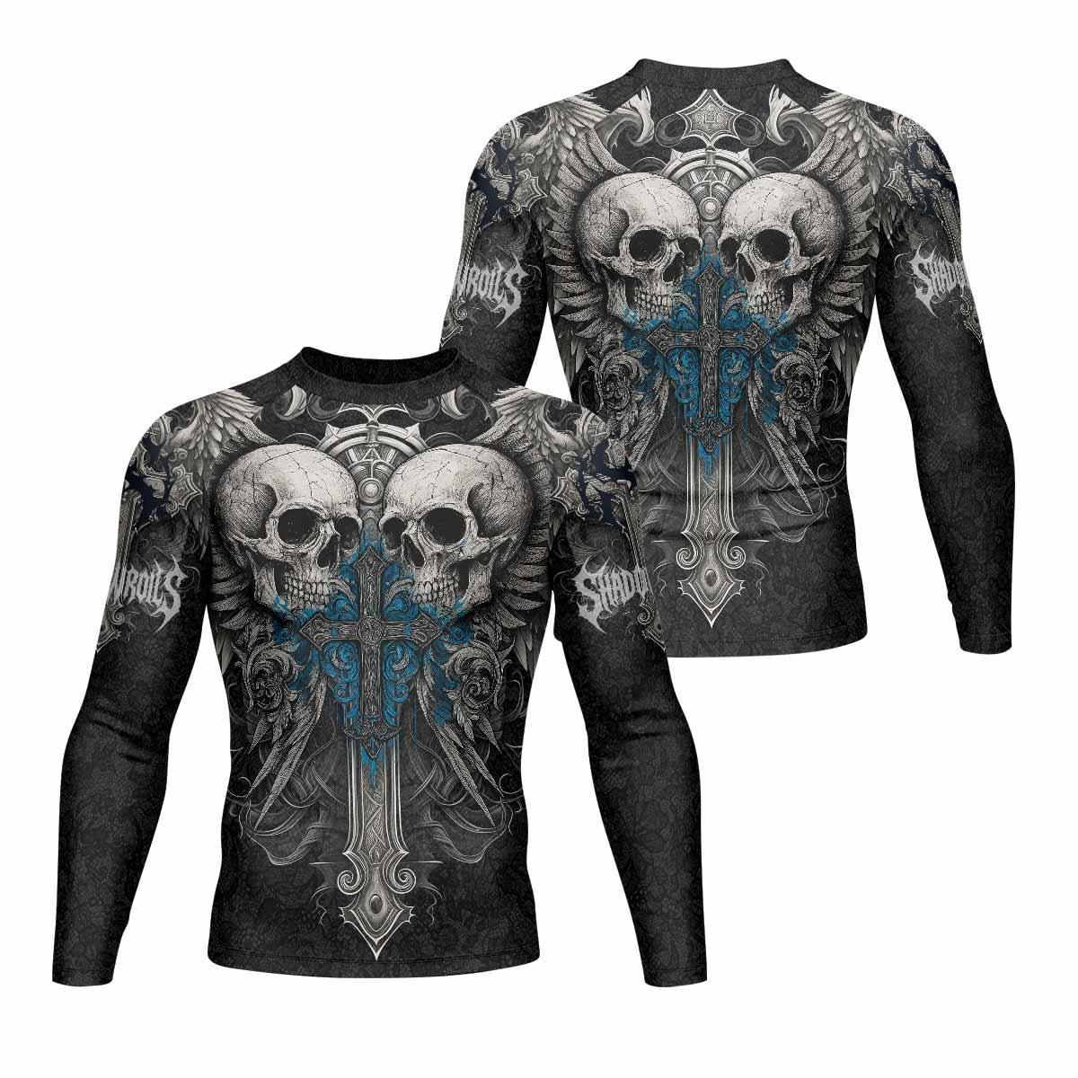 Twin Skulls Covenant Rash Guard