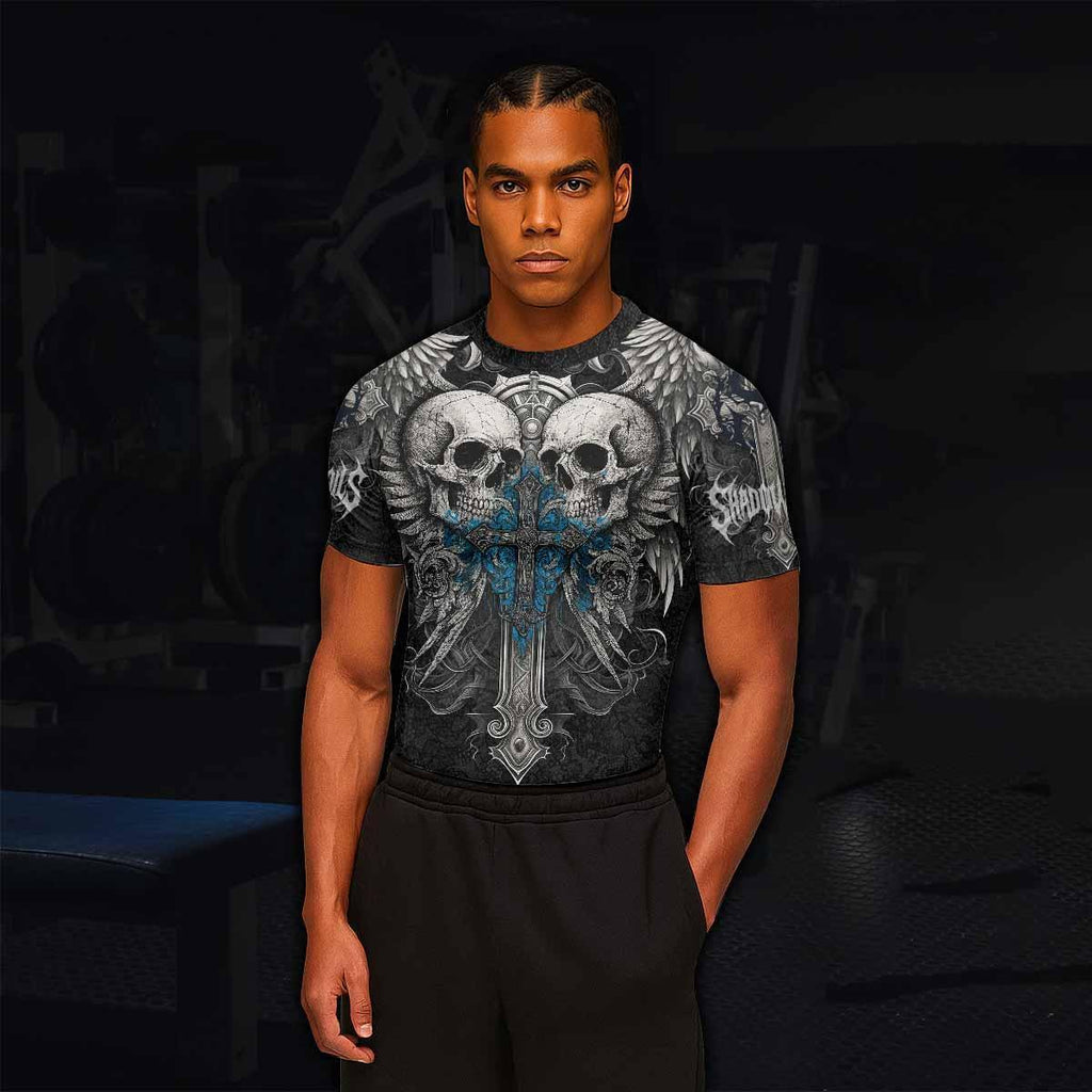 Twin Skulls Covenant Rash Guard