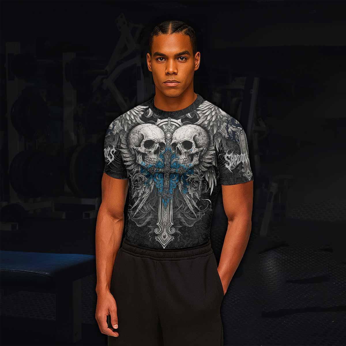 Twin Skulls Covenant Rash Guard