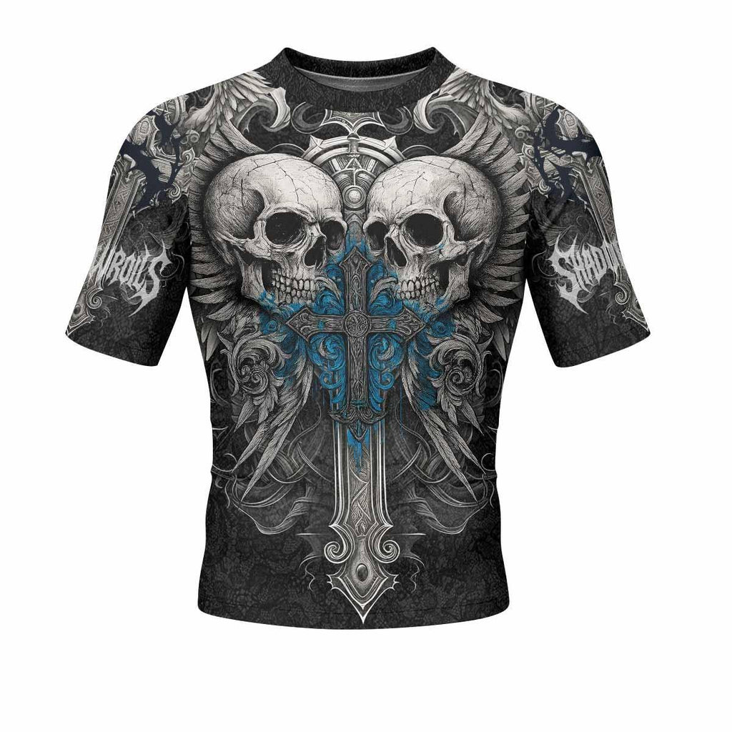 Twin Skulls Covenant Rash Guard