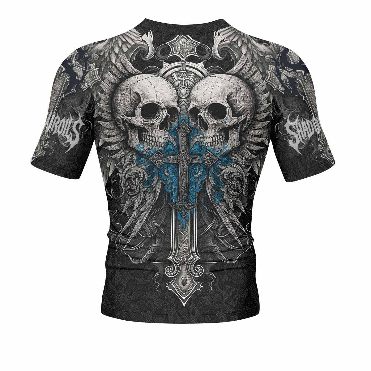 Twin Skulls Covenant Rash Guard