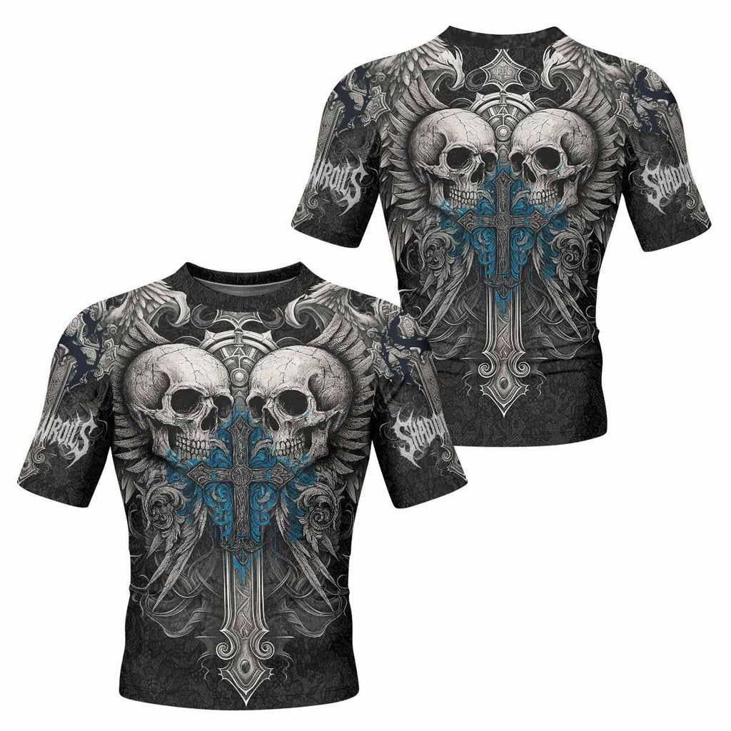 Twin Skulls Covenant Rash Guard