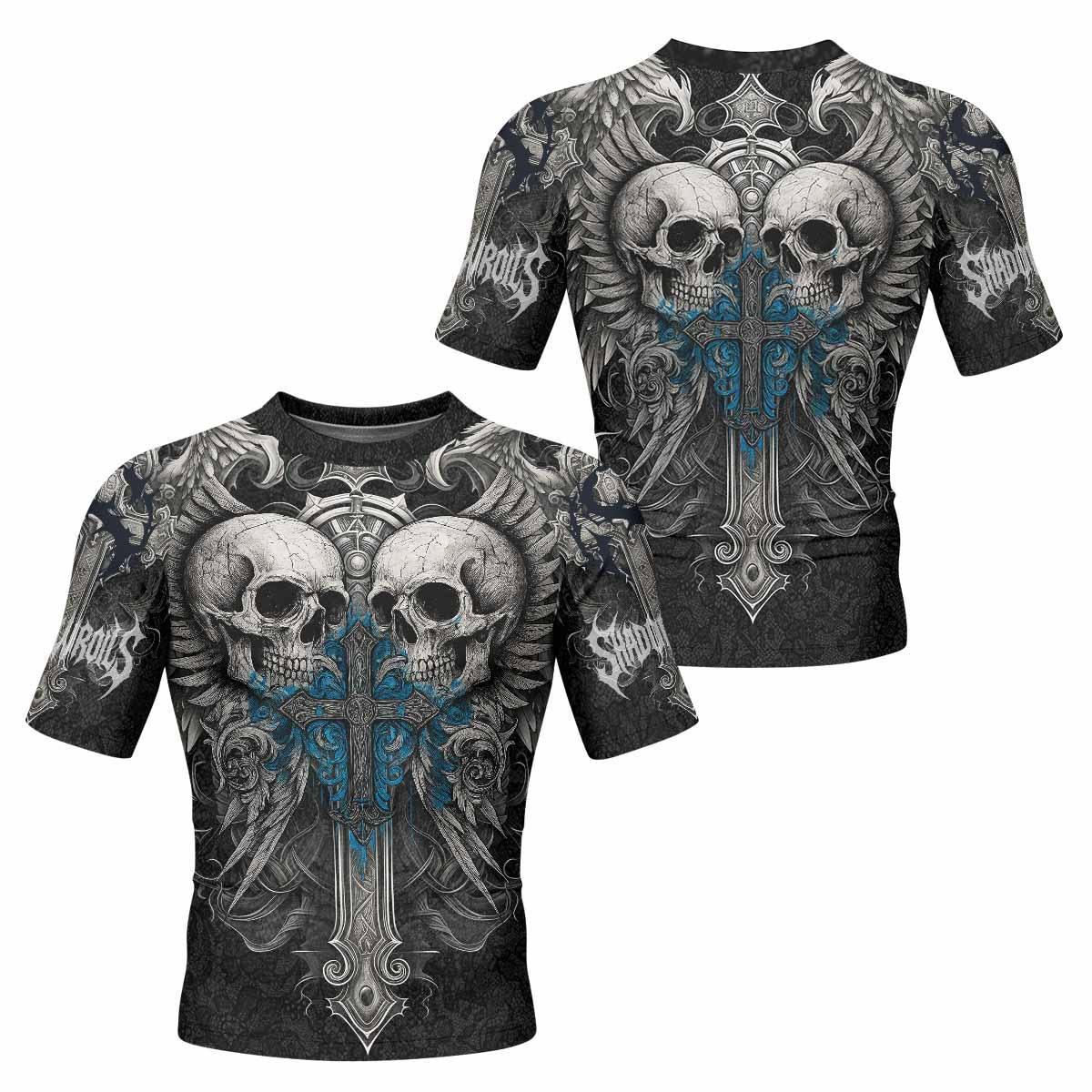 Twin Skulls Covenant Rash Guard