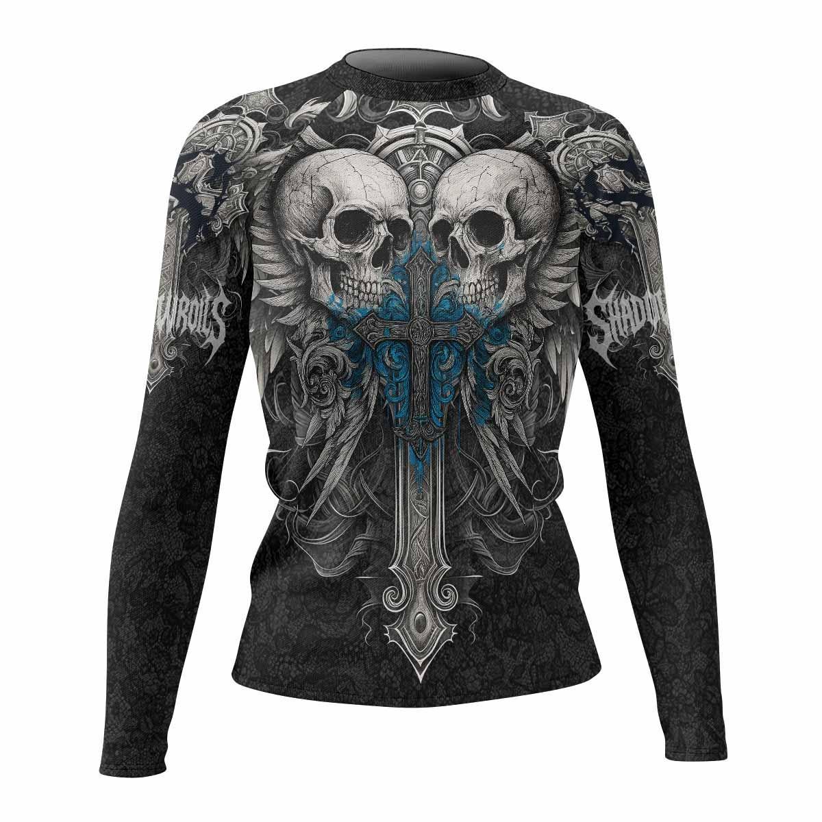 Twin Skulls Covenant Rash Guard