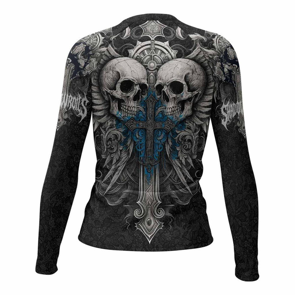 Twin Skulls Covenant Rash Guard