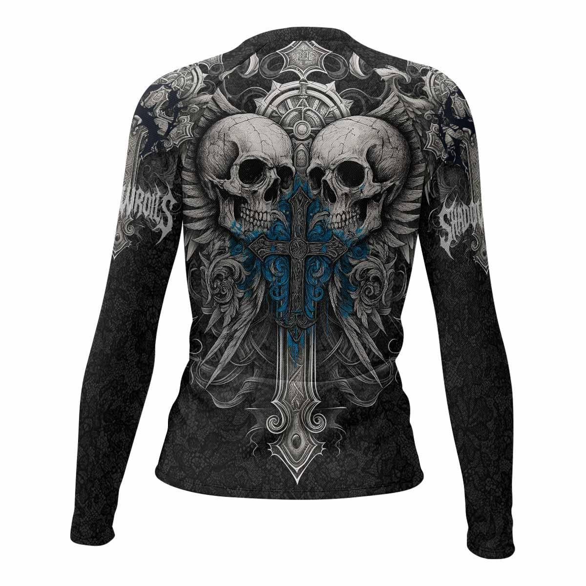 Twin Skulls Covenant Rash Guard
