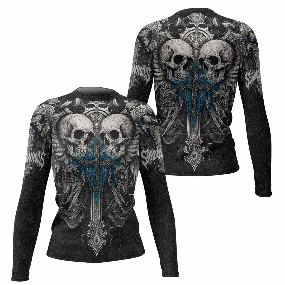 Twin Skulls Covenant Rash Guard