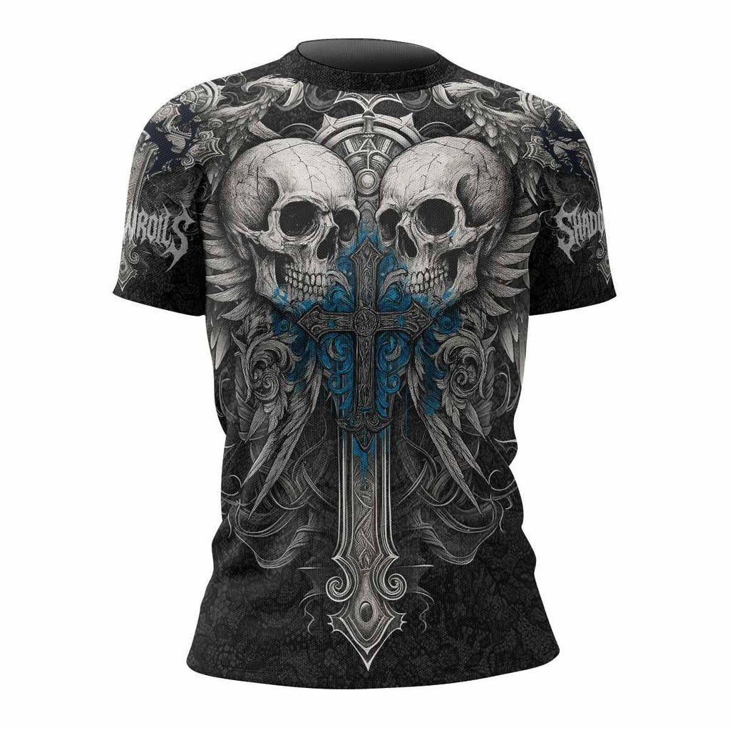 Twin Skulls Covenant Rash Guard