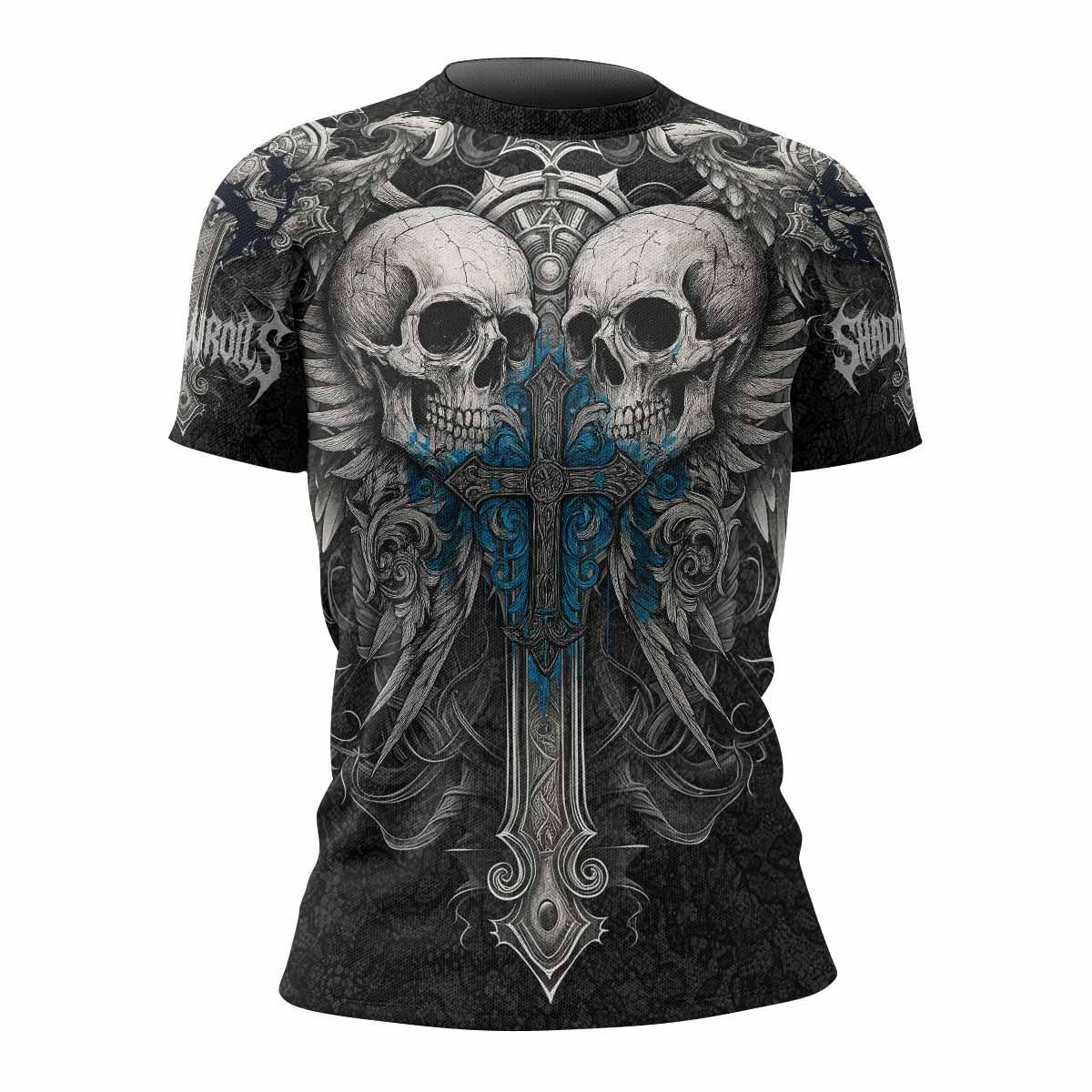 Twin Skulls Covenant Rash Guard