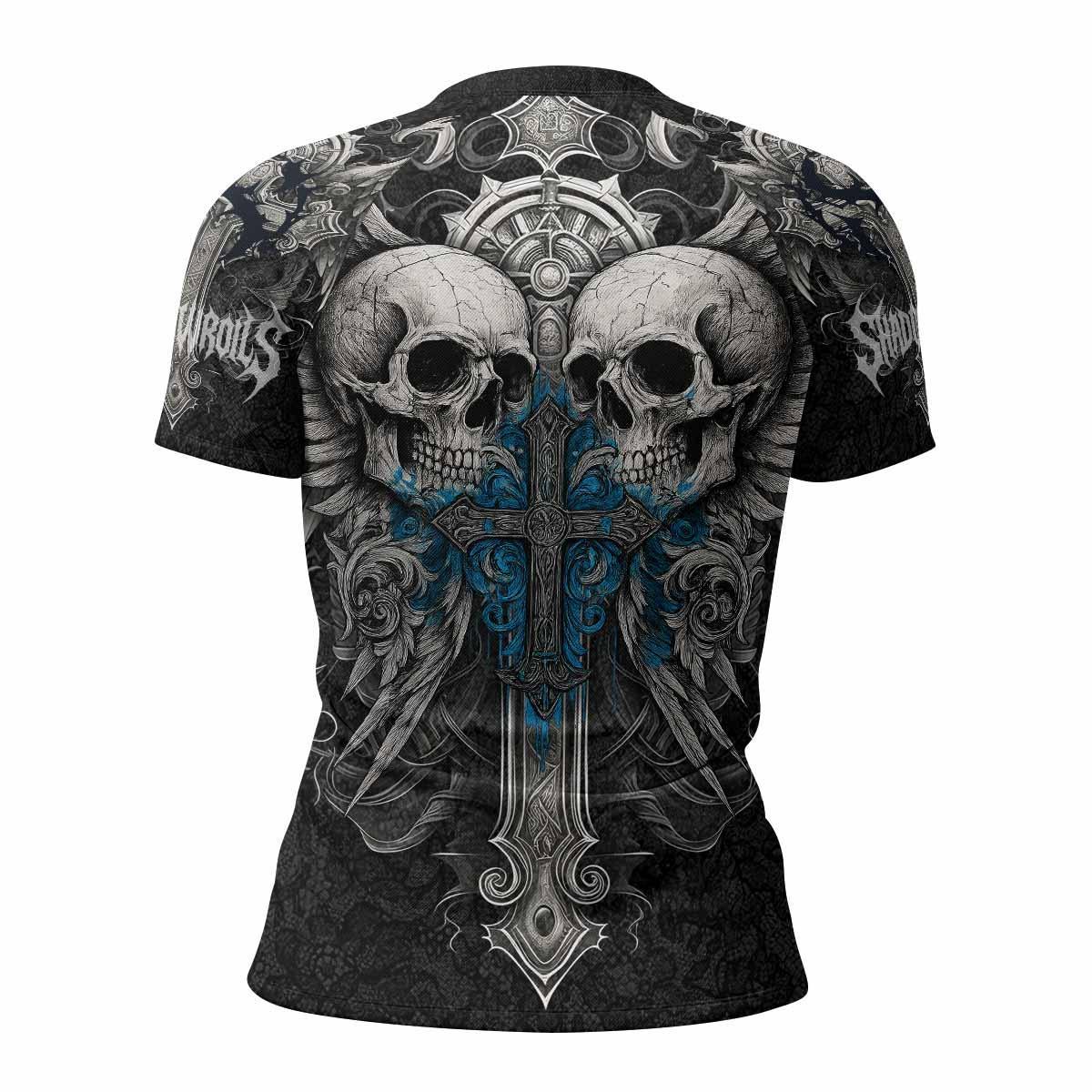 Twin Skulls Covenant Rash Guard