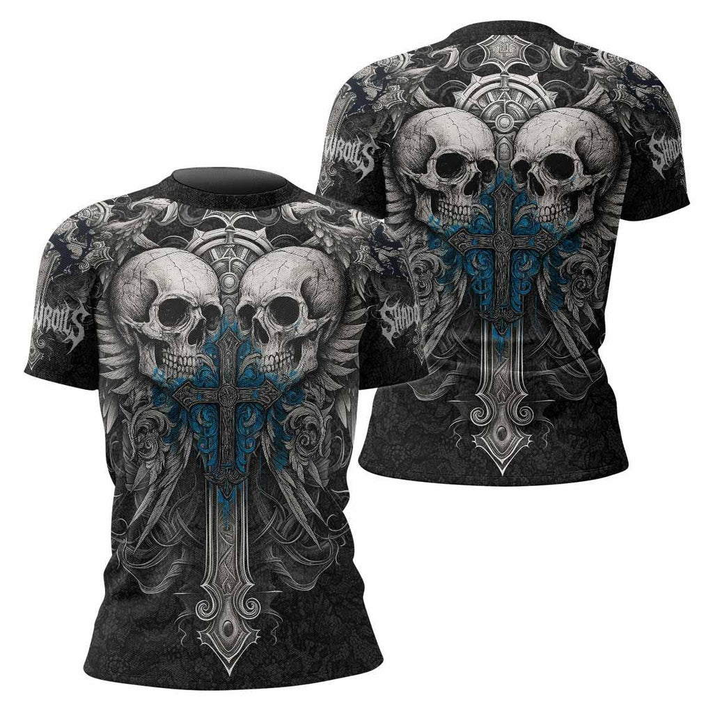 Twin Skulls Covenant Rash Guard