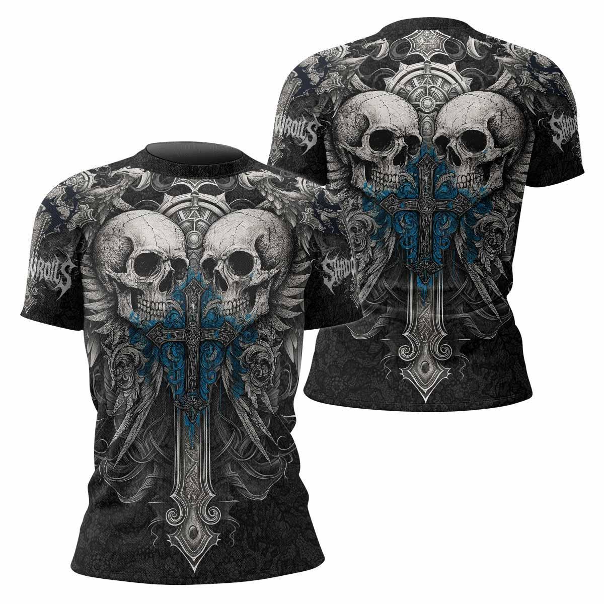 Twin Skulls Covenant Rash Guard