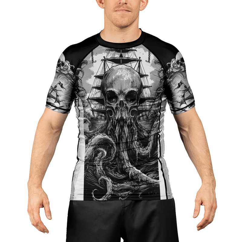 Rashninja Cthulhu Cultist Men's Short Sleeve Rash Guard