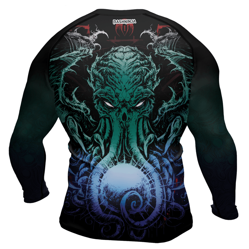 Rashninja Awaken the Great Old One Men's Long Sleeve Rash Guard