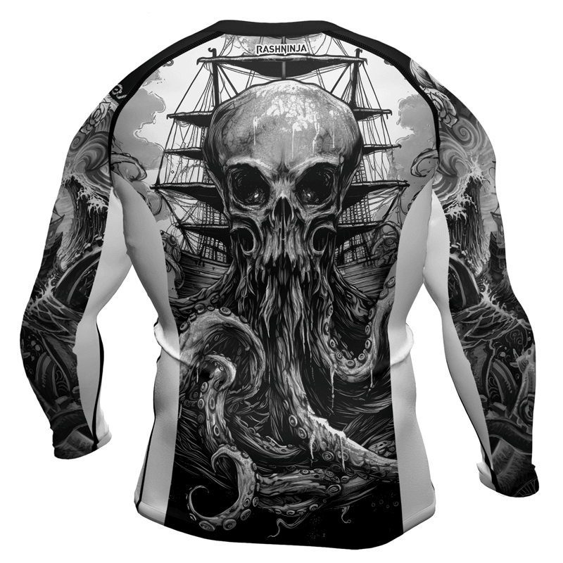 Rashninja Cthulhu Cultist Men's Long Sleeve Rash Guard