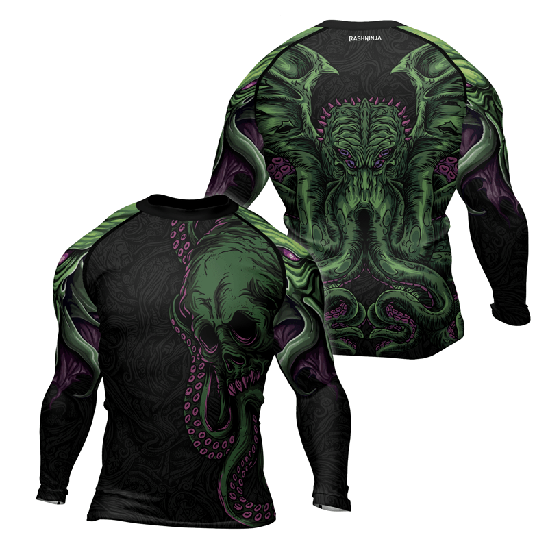 Rashninja Great Old One Men's Long Sleeve Rash Guard