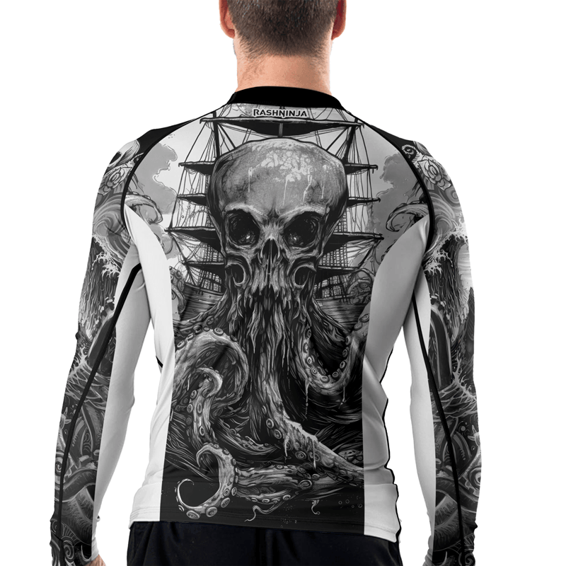 Rashninja Cthulhu Cultist Men's Long Sleeve Rash Guard