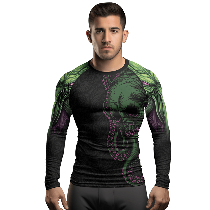 Rashninja Great Old One Men's Long Sleeve Rash Guard