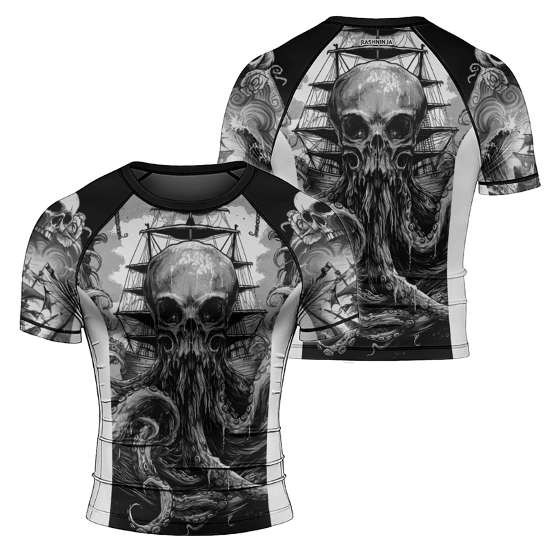 Rashninja Cthulhu Cultist Men's Short Sleeve Rash Guard