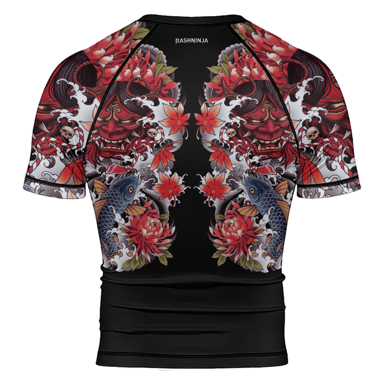 Rashninja The Oni Demon Men's Short Sleeve Rash Guard