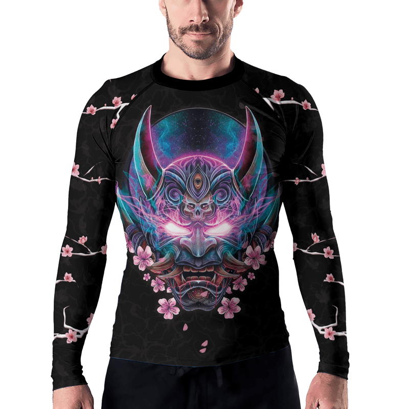 Rashninja Oni Sakura Men's Long Sleeve Rash Guard
