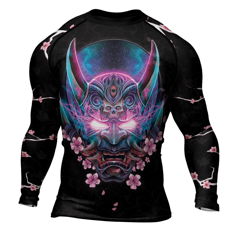 Rashninja Oni Sakura Men's Long Sleeve Rash Guard