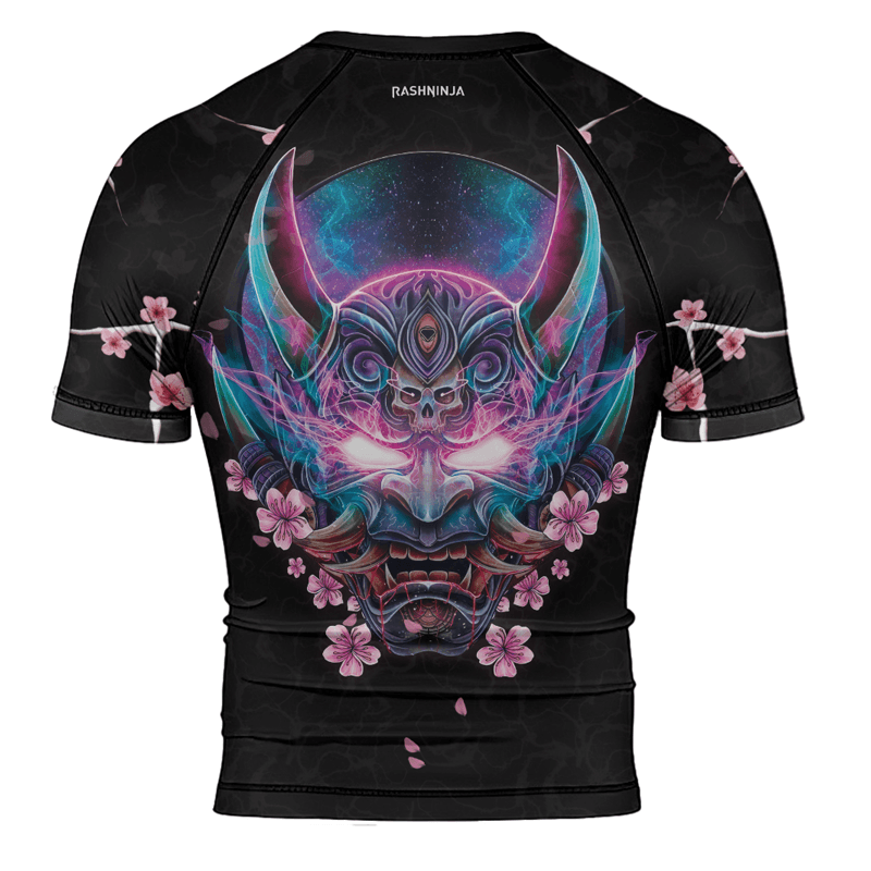 Rashninja Oni Sakura Men's Short Sleeve Rash Guard