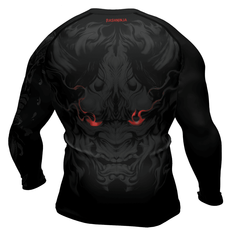 Rashninja Fire Eye Oni Men's Long Sleeve Rash Guard