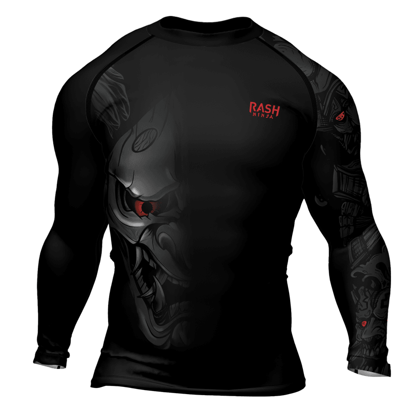 Rashninja Fire Eye Oni Men's Long Sleeve Rash Guard