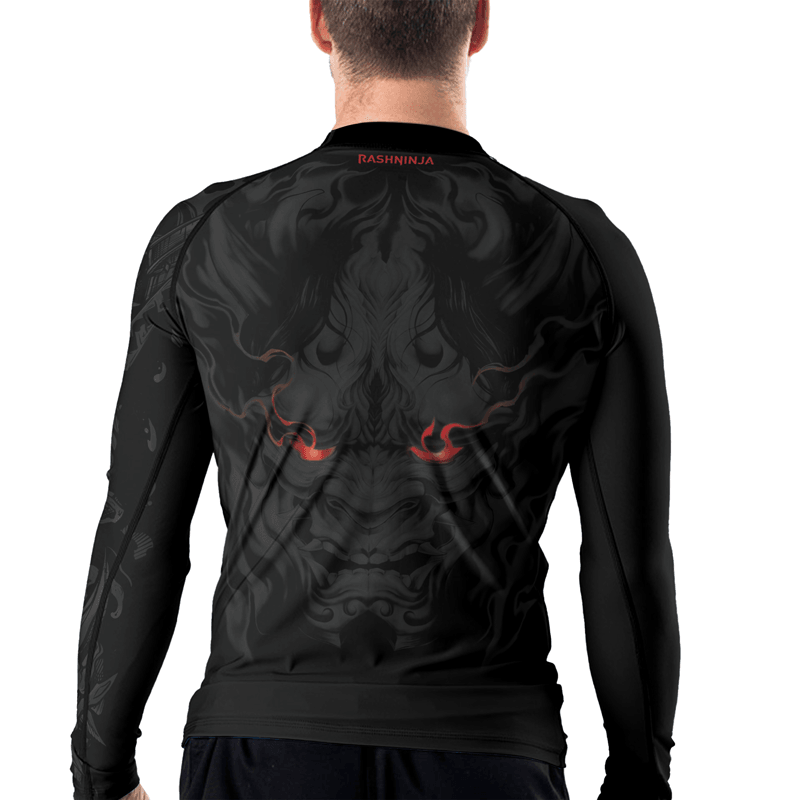 Rashninja Fire Eye Oni Men's Long Sleeve Rash Guard