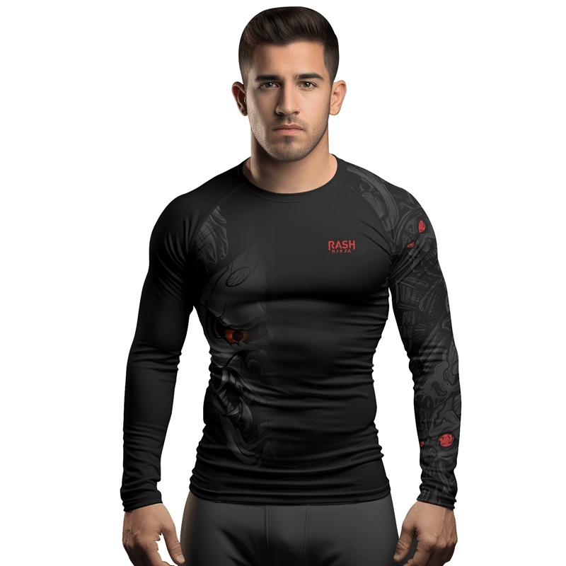 Rashninja Fire Eye Oni Men's Long Sleeve Rash Guard