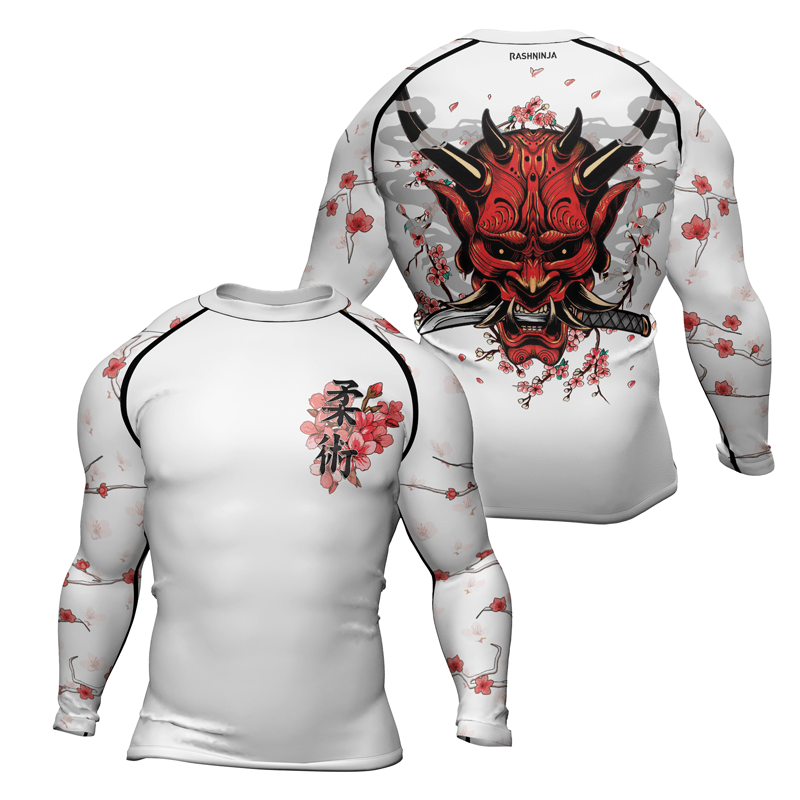 Rashninja Oni Blossom Fusion Men's Long Sleeve Rash Guard