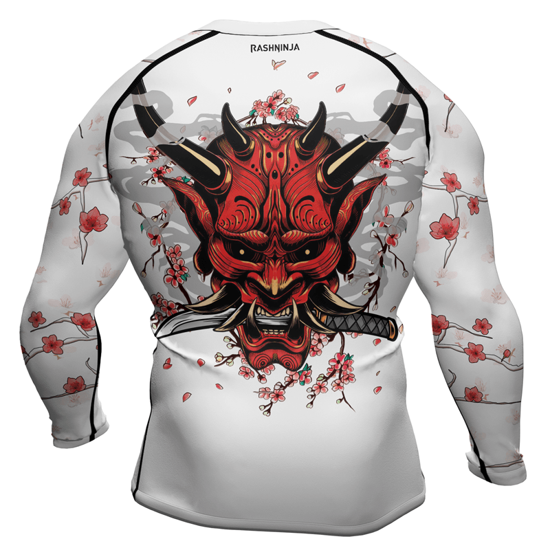 Rashninja Oni Blossom Fusion Men's Long Sleeve Rash Guard