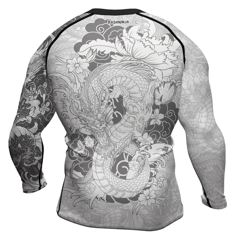 Rashninja Eastern Dragon Men's Long Sleeve Rash Guard