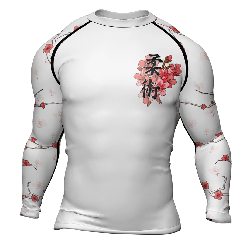 Rashninja Oni Blossom Fusion Men's Long Sleeve Rash Guard