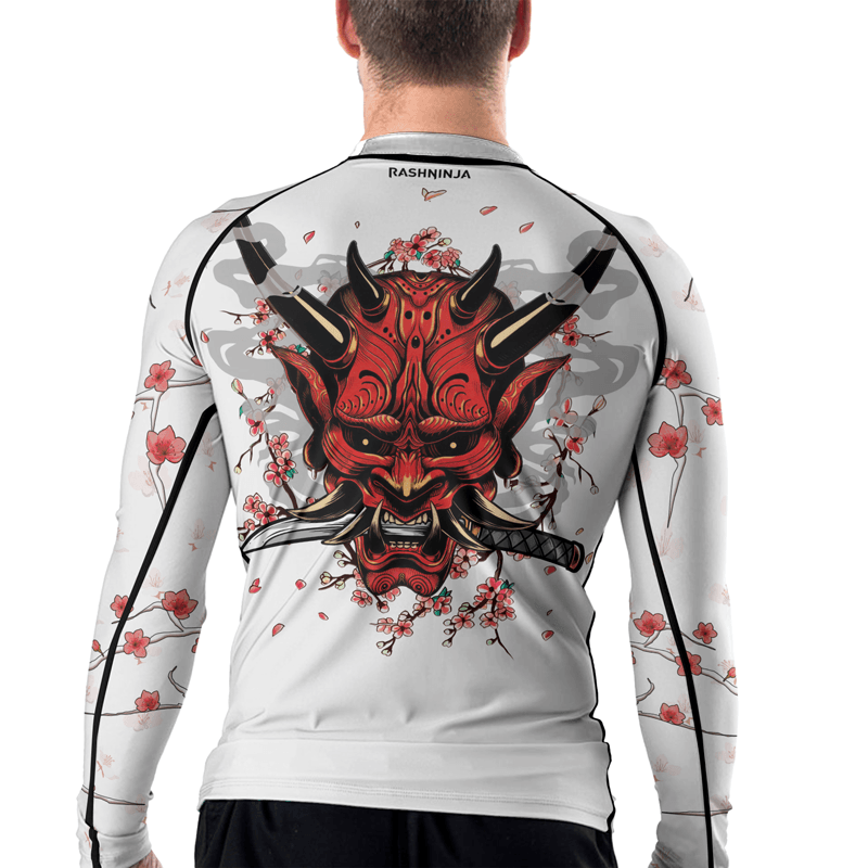 Rashninja Oni Blossom Fusion Men's Long Sleeve Rash Guard