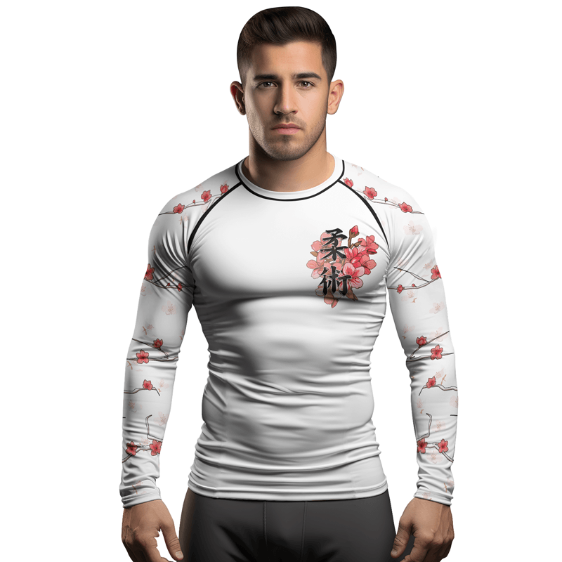 Rashninja Oni Blossom Fusion Men's Long Sleeve Rash Guard