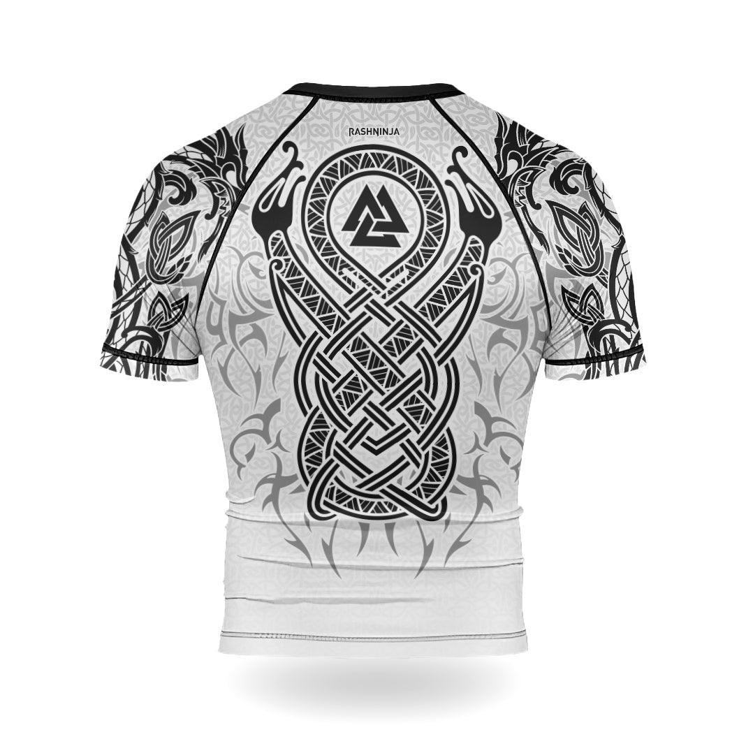 Rashninja Viking Dragon Majesty Ranked Men's Short Sleeve Rash Guard